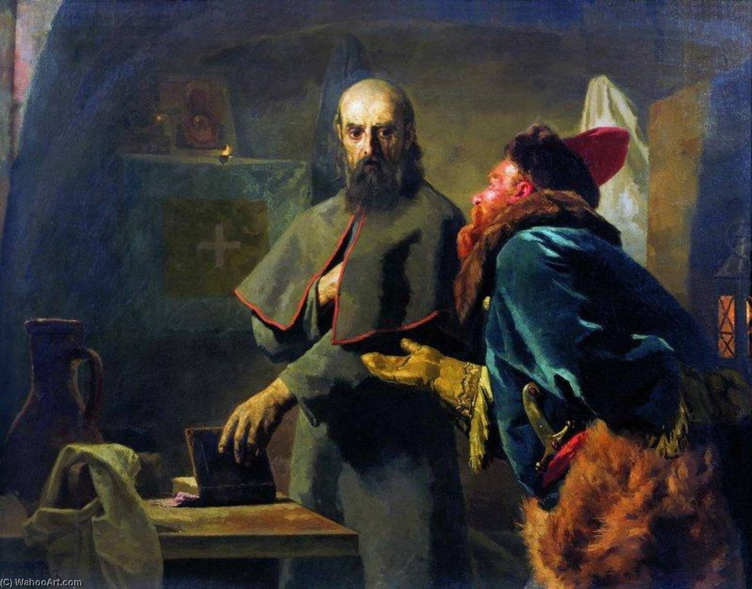 The Last Moments Of Metropolitan Philipp — Nikolai Vasilevich Nevrev