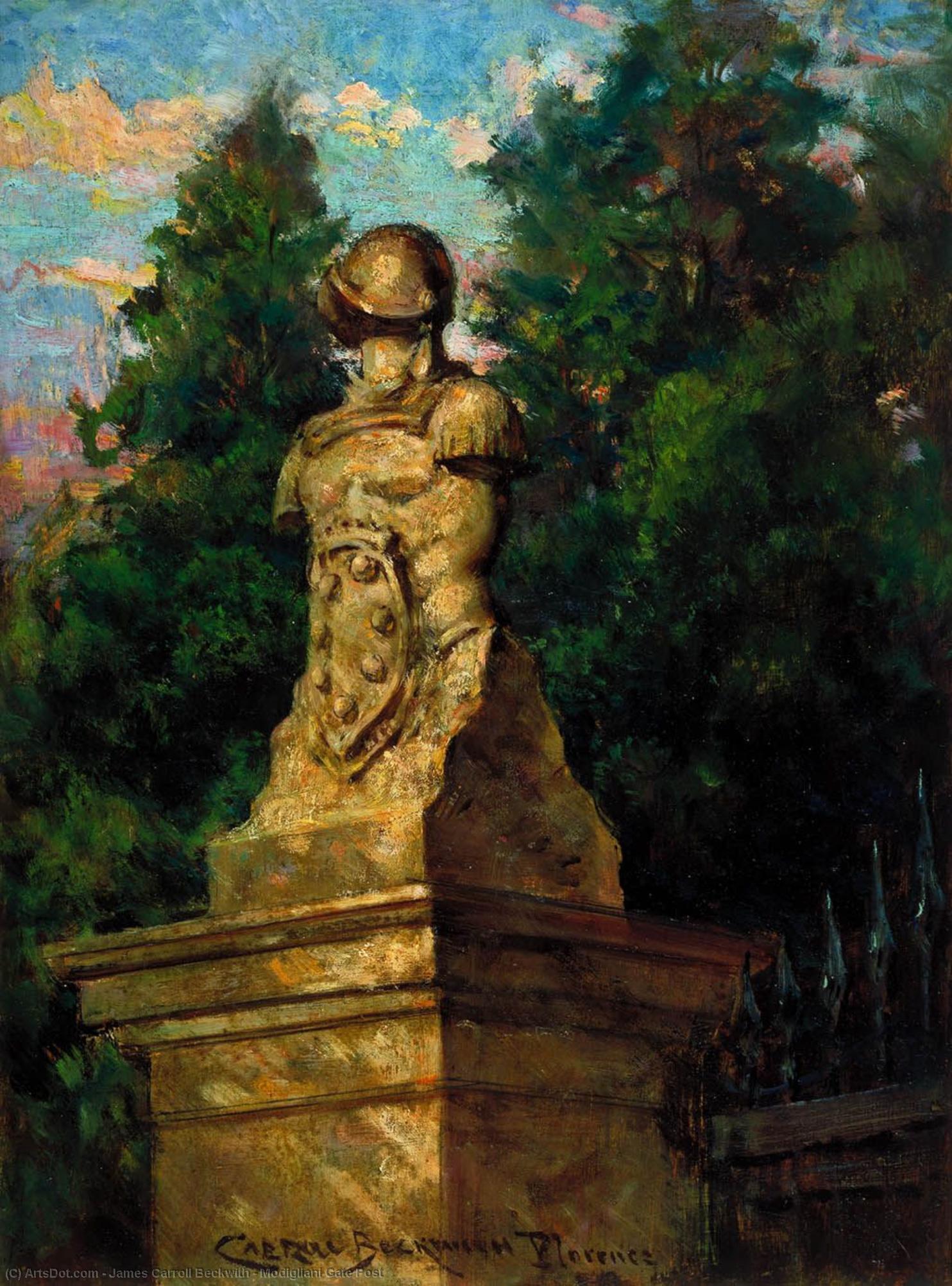 Modigliani Gate Post — Джеймс Карролл Бэквитт