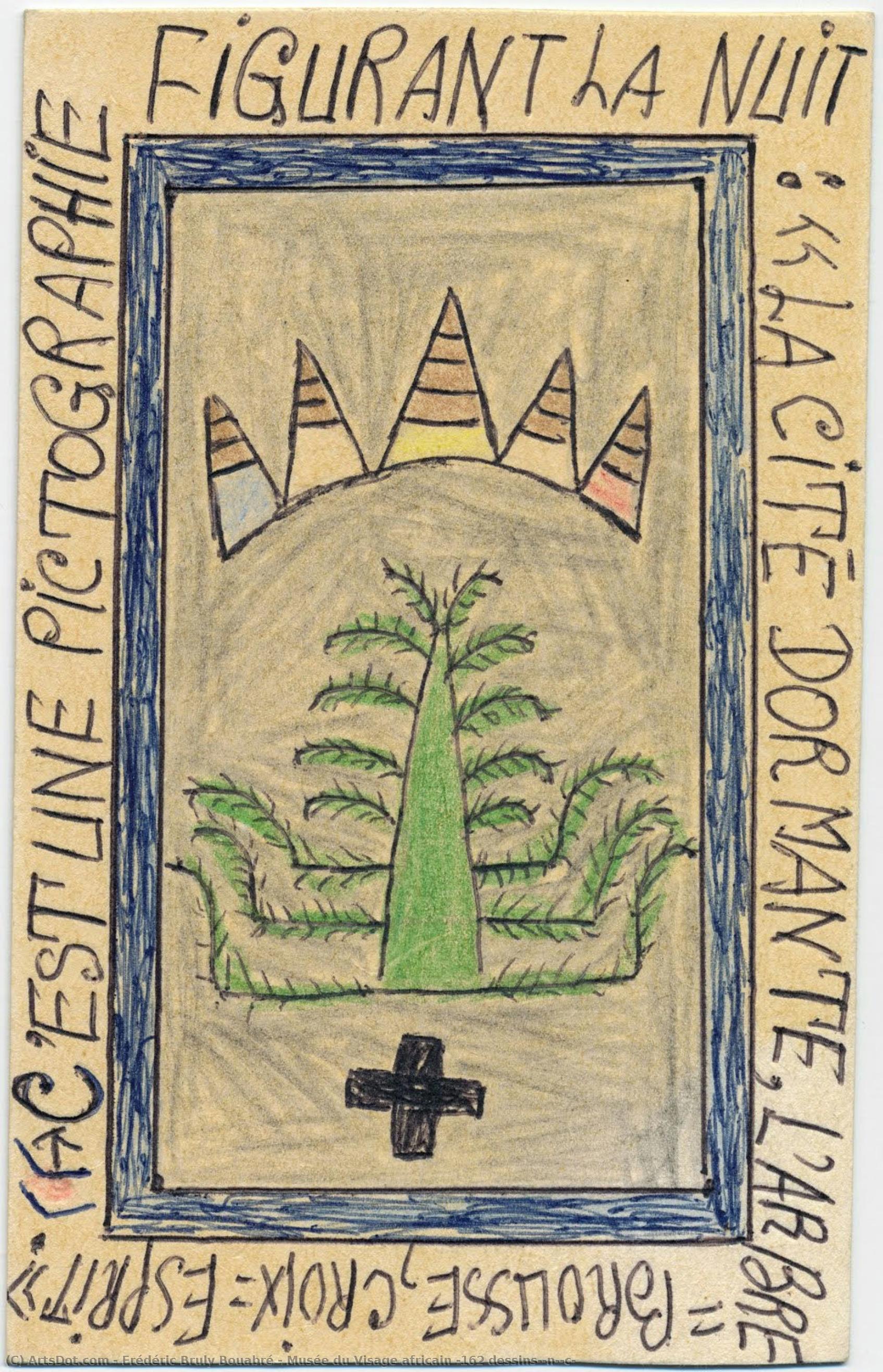 Musée Du Visage Africain (162 Dessins)\n<<c — Frédéric Bruly Bouabré