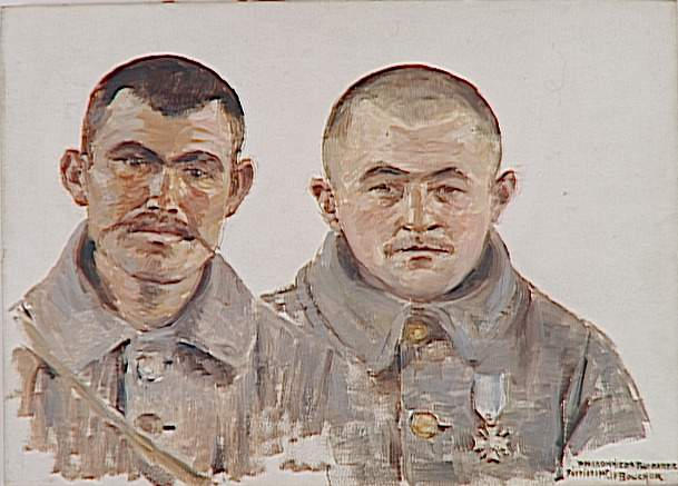 Deux Prisonniers Bulgares, Février 1918 — Joseph-félix Bouchor