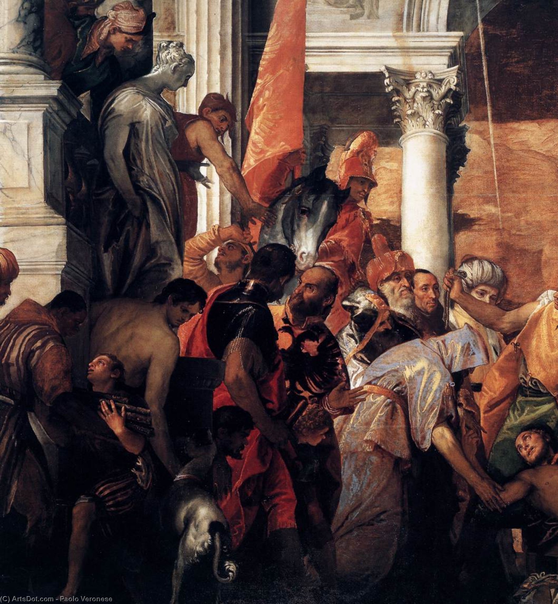 Martyrdom Of St Sebastian (detail) — Paolo Veronese