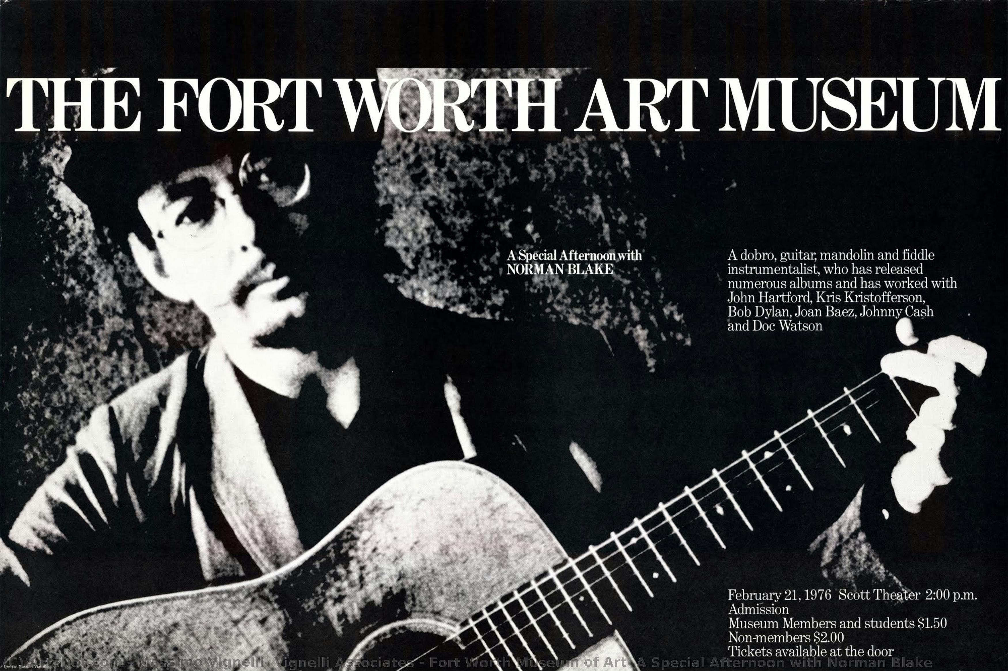 Fort Worth Museum Of Art: A Special Afternoon With Norman Blake — Massimo Vignelli, Vignelli Associates
