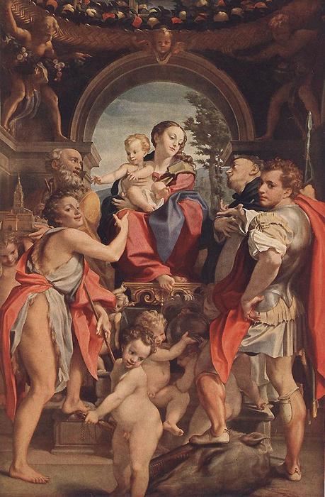 Madonna With St George — Antonio Allegri Da Correggio
