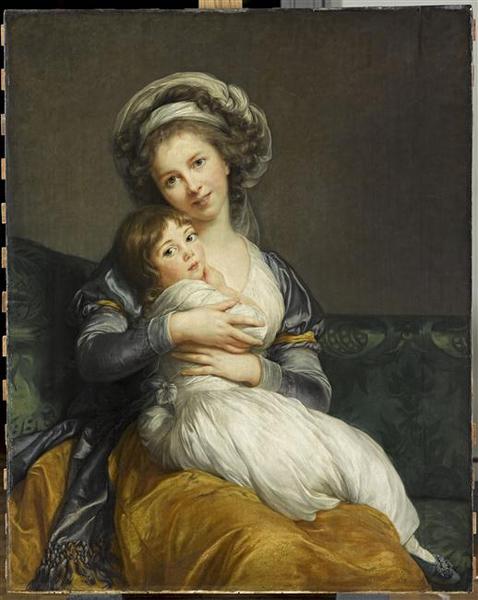 Madame Vigee Le Brun Et Sa Fille — Louise Élisabeth Vigée Le Brun