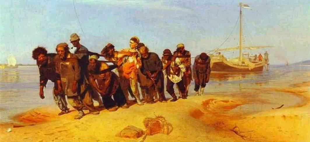 Haulers On The Volga. — Ilya Yefimovich Repin