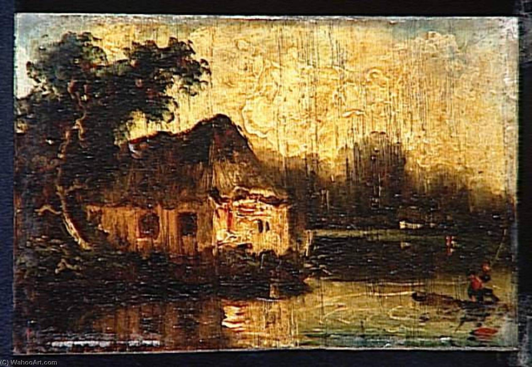 Paysage Avec Une Maison — Constant Dutilleux