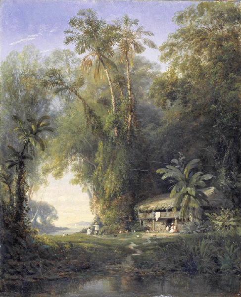 Paysage Antillais Au Bord De La Mer — Garnerey Jean François (garnerey Père)