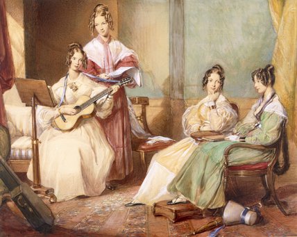 The Four Daughters Of Archbishop Sumner — Sir William Blake Richmond