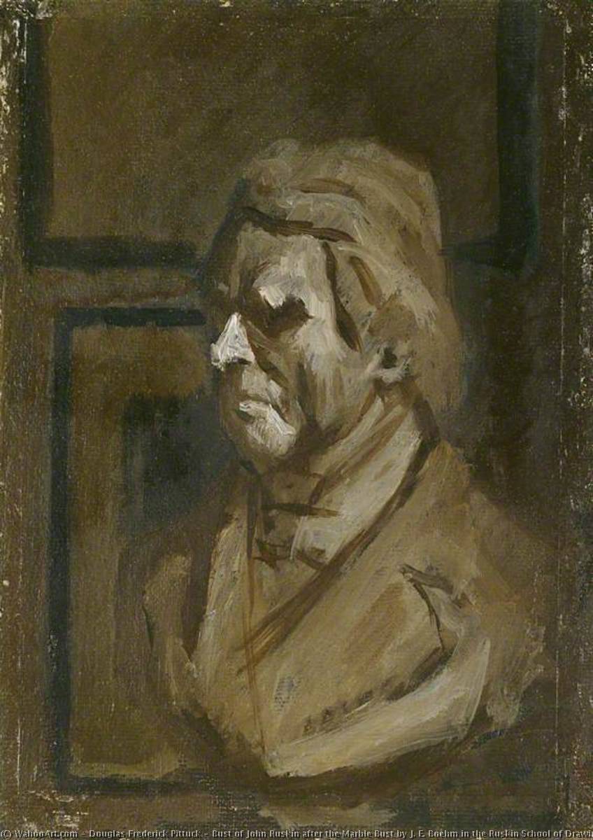 Bust Of John Ruskin After The Marble Bust By J. E. Boehm In The Ruskin School Of Drawing — Douglas Frederick Pittuck