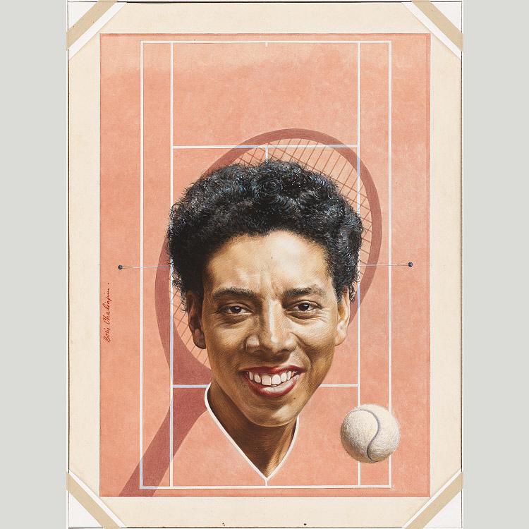 Althea Gibson — Boris Chaliapin