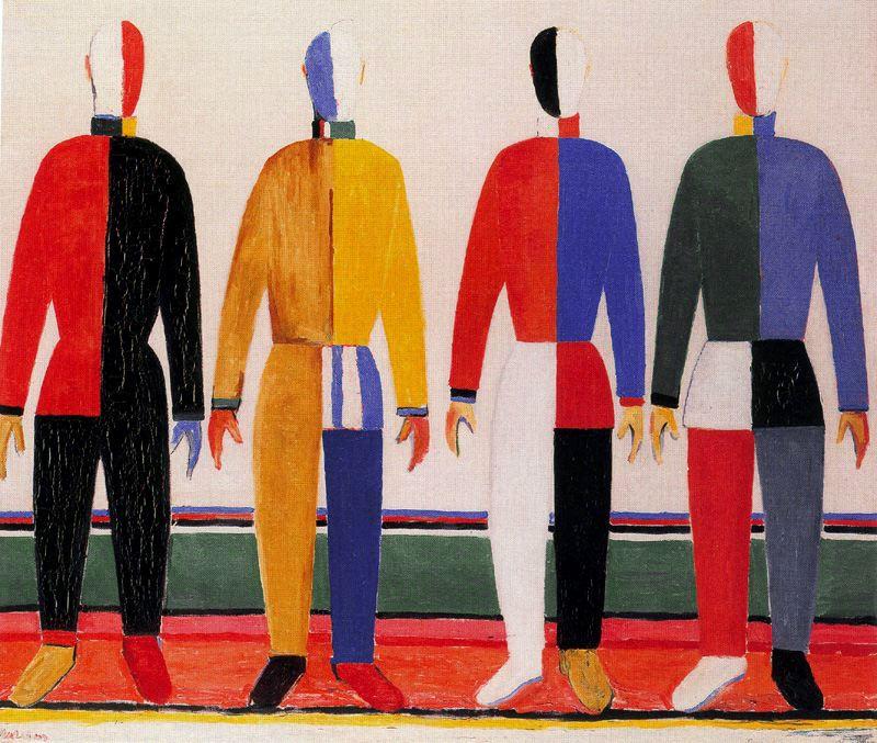 Sportsmen — Kazimir Malevich