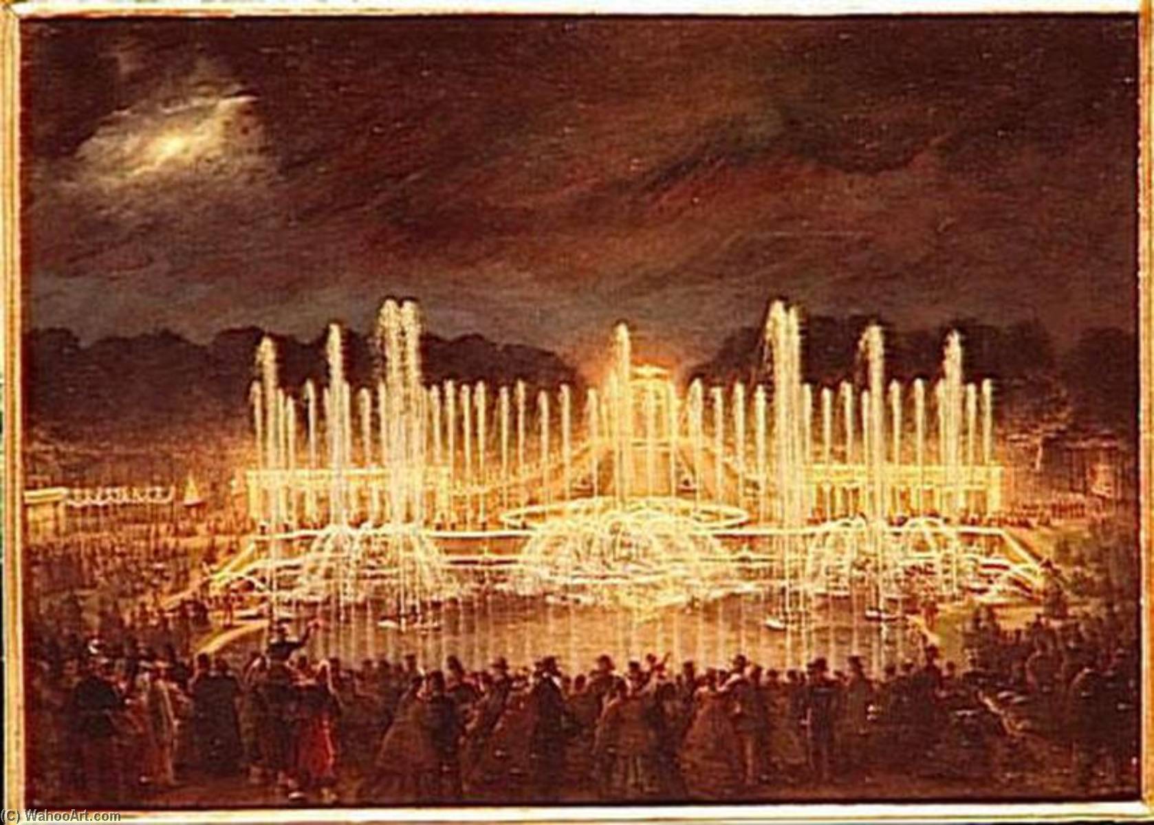 Les Grandes Eaux A Versailles — Eugene Louis Lami