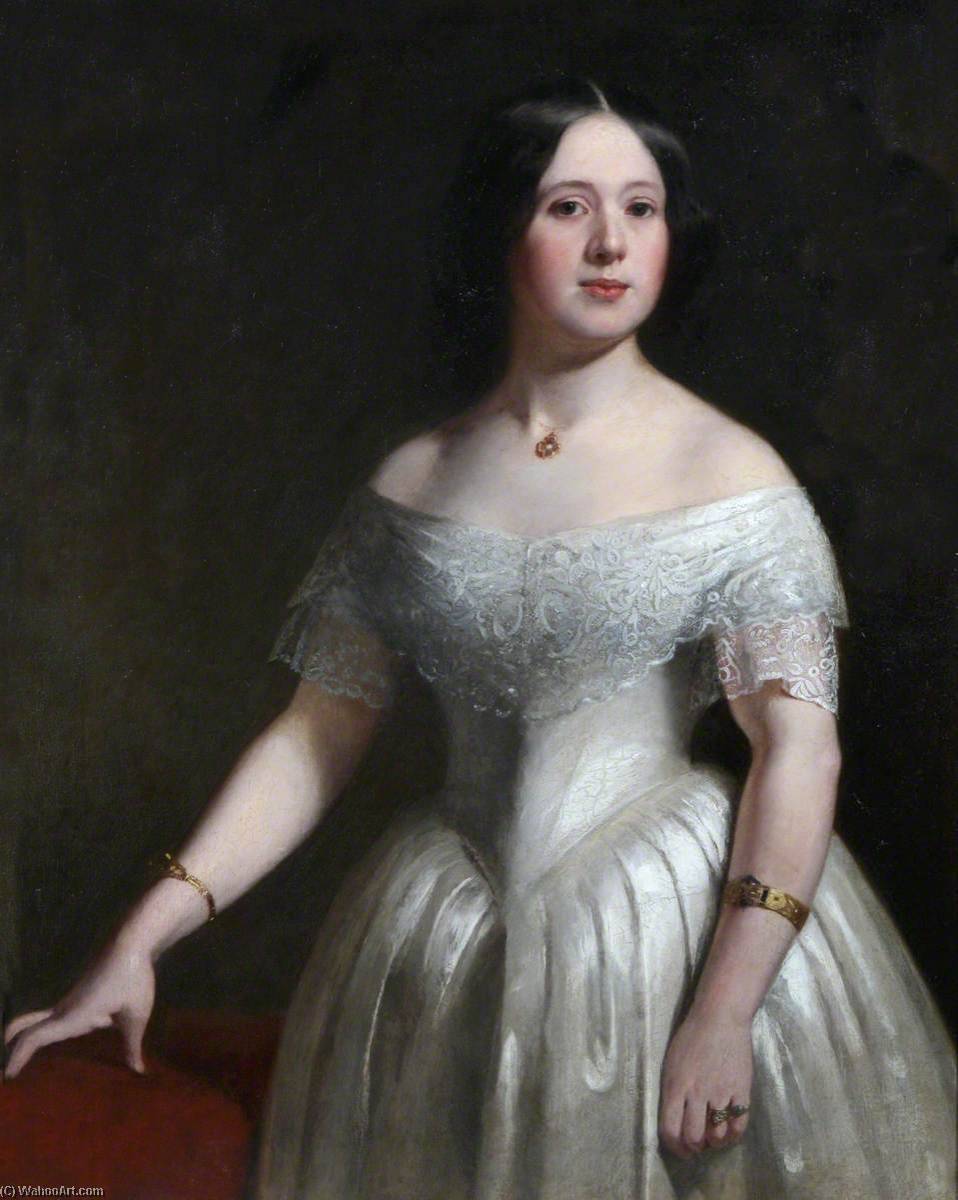 Mary Barclay, Née Rose, The Artist's Wife — John Maclaren Barclay