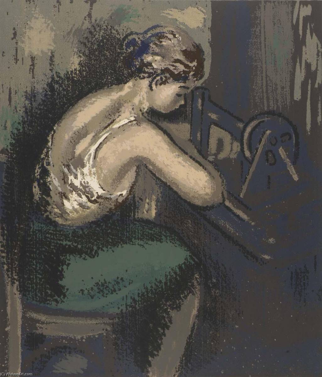 Seamstress — Moses Soyer