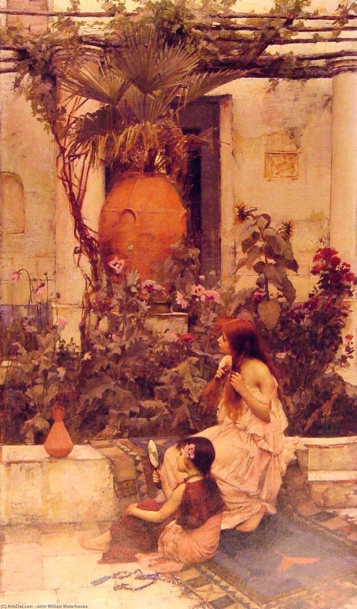 At Capri — John William Waterhouse