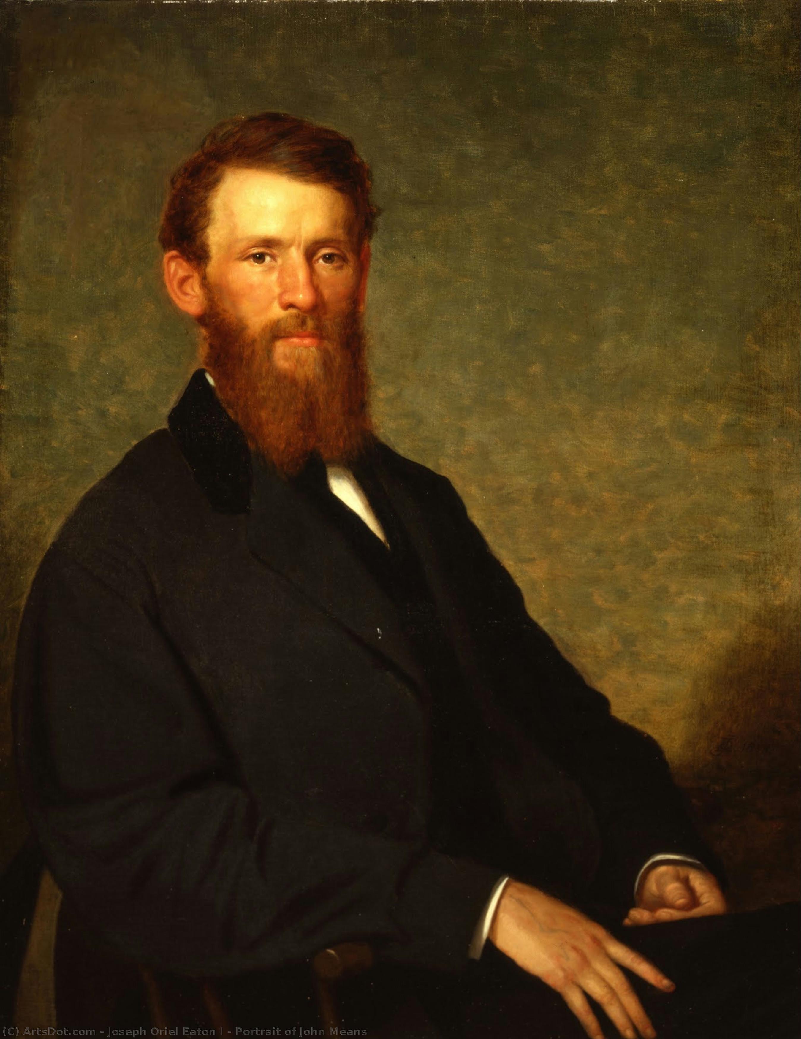 Portrait Of John Means — Joseph Oriel Eaton I