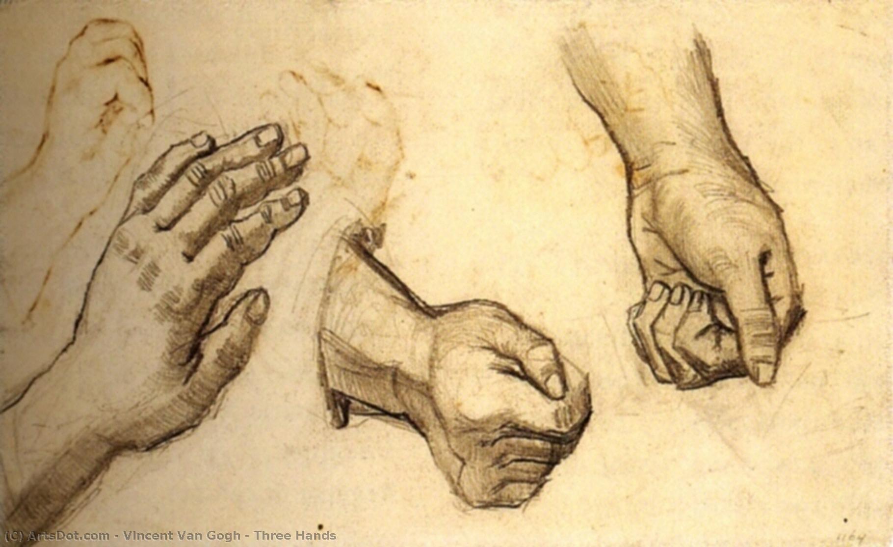 Three Hands — Vincent Willem Van Gogh