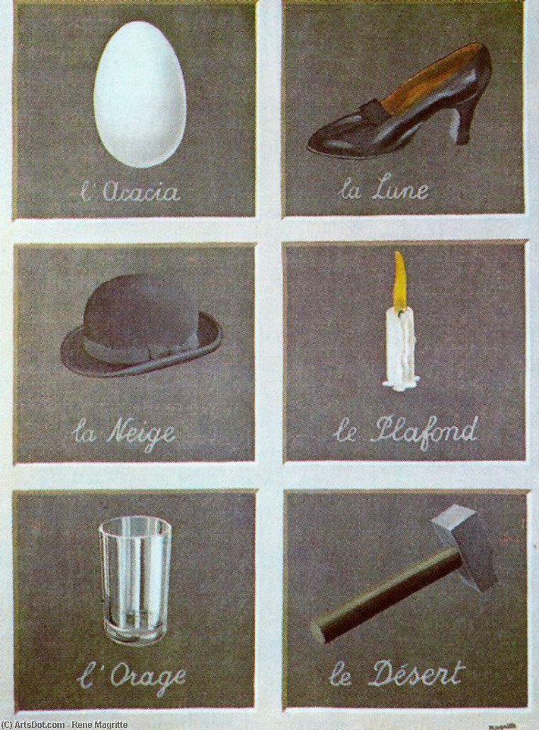 The Key Of Dreams 1 — René Magritte