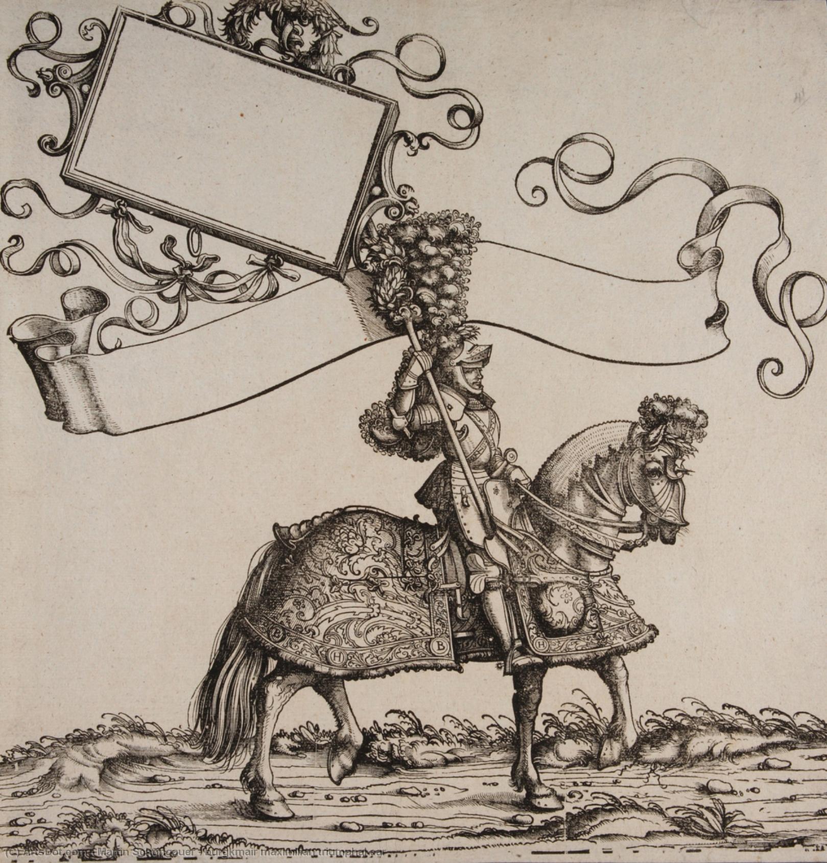 Burgkmair Maximilian Triumphal Car — Martin Schongauer