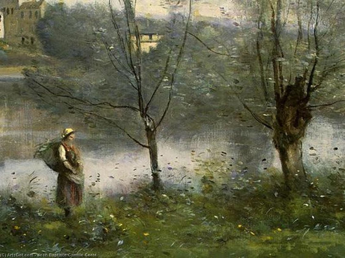 Ville D_avray (detail - ) — Jean-baptiste-camille Corot
