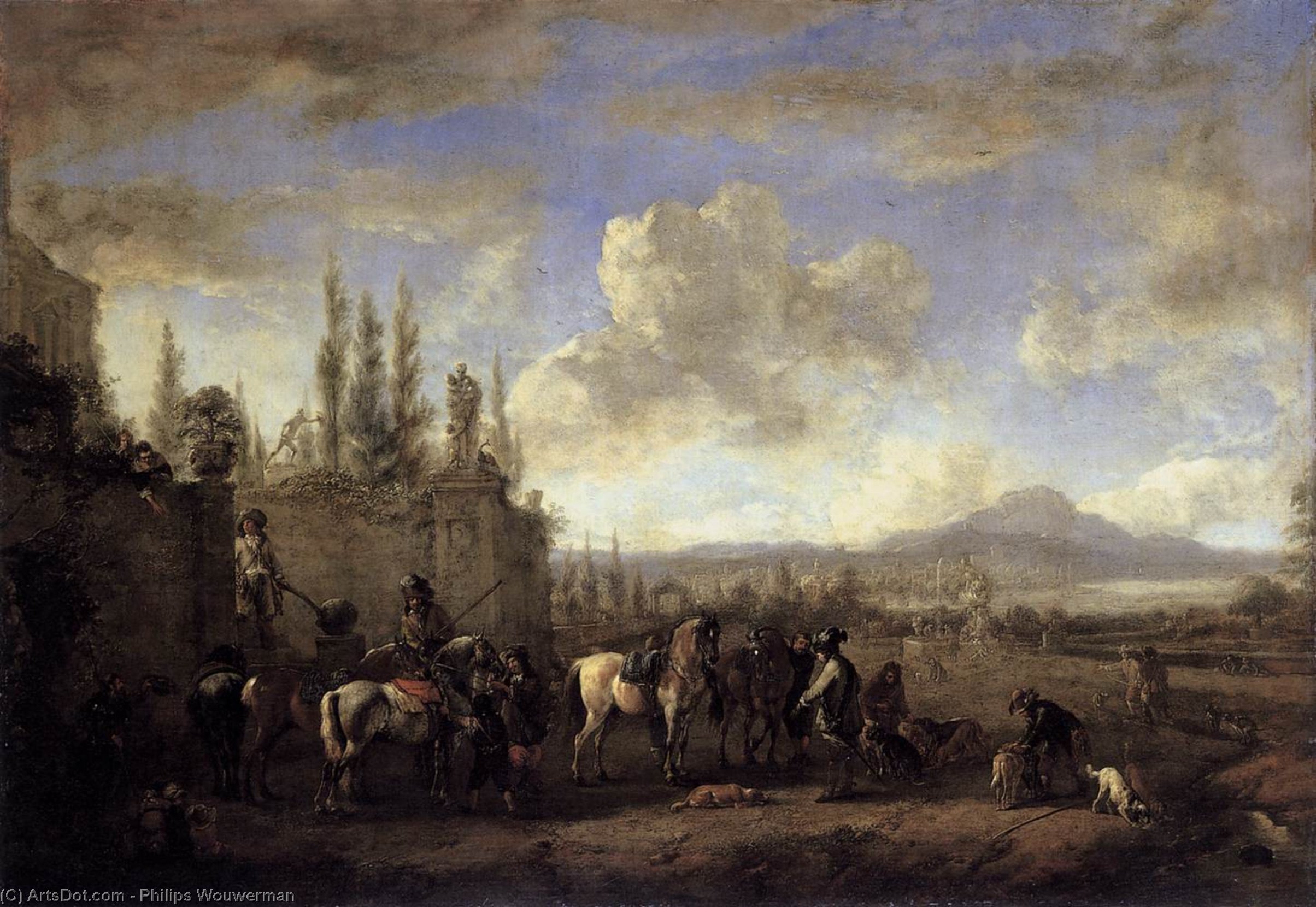Setting Out On The Hunt — Филипс Вуерман