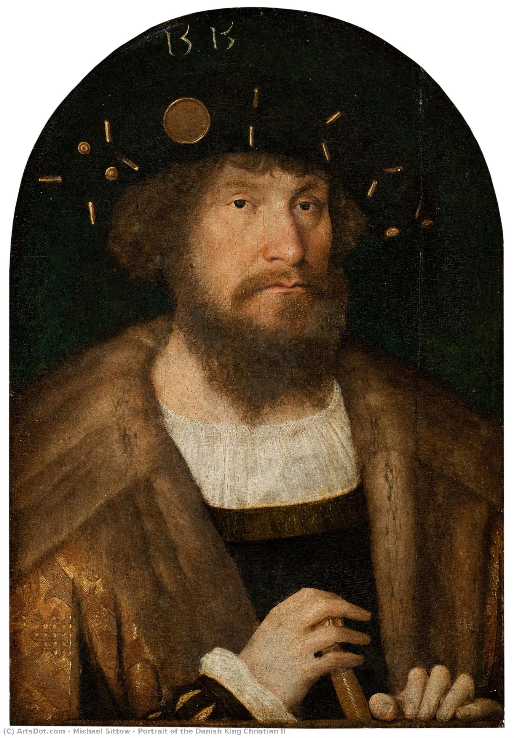 Portrait Of The Danish King Christian Ii — Michael Sittow