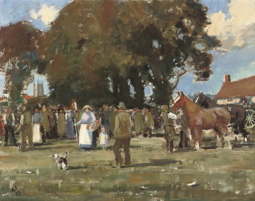 The Horse Fair, (1928) — Edward Seago