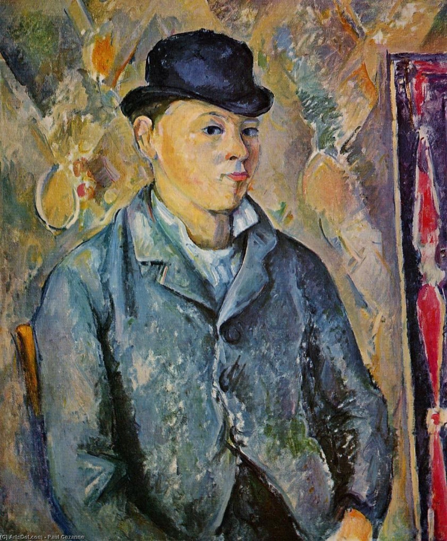 画家の息子、ポール肖像 — セザンヌ