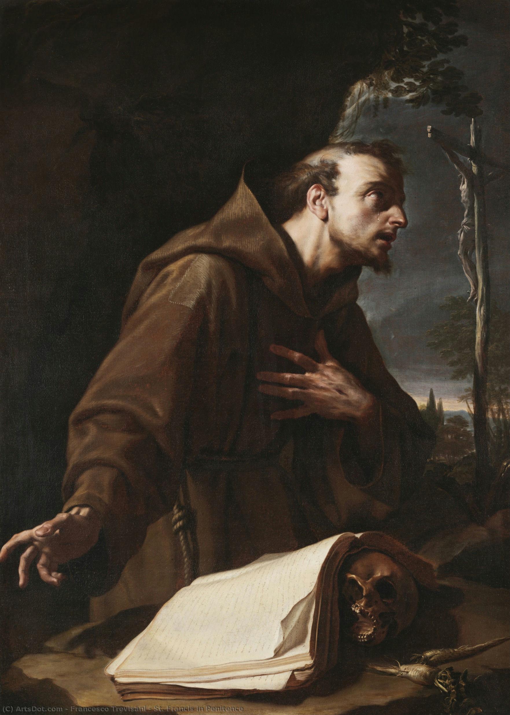 St. Francis In Penitence — Francesco Trevisani