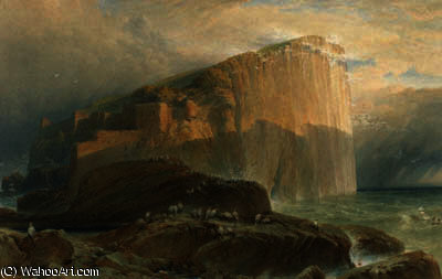 The Bass Rock, East Lothian — William Leighton Leitch