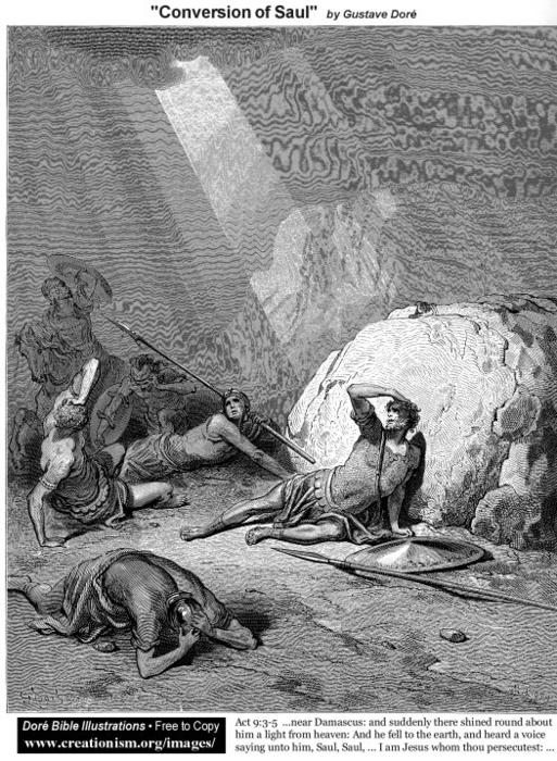 Conversion Of Saul — Paul Gustave Doré