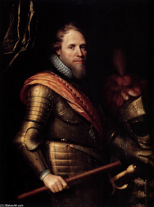 Portrait Of Maurits, Prince Of Orange-nassau — Michiel Jansz Van Miereveld