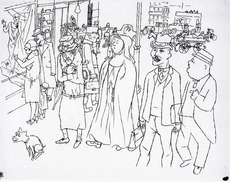 Passers 1 — George Grosz