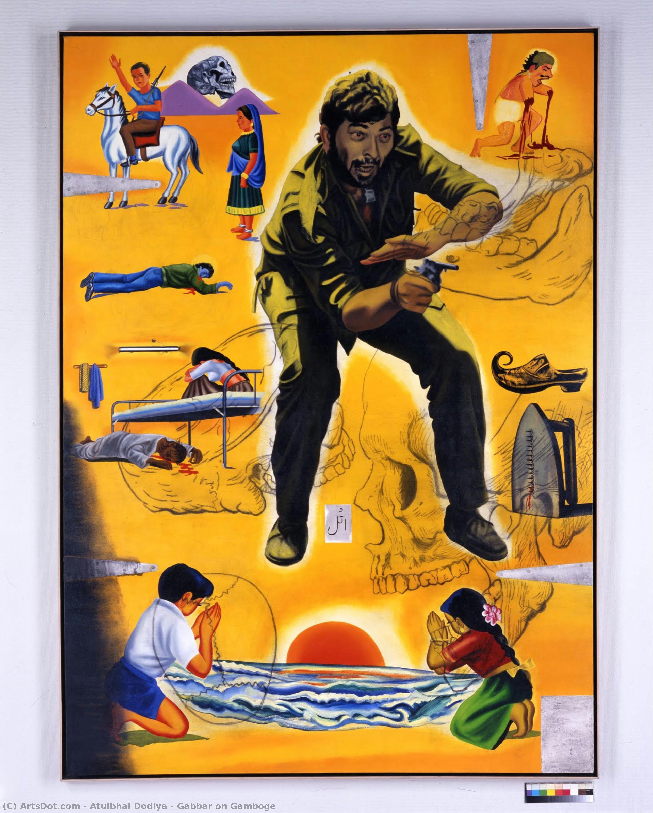 Gabbar On Gamboge — Atulbhai Dodiya