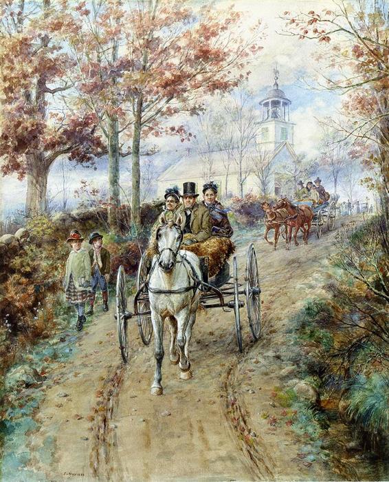 Carriage Ride — Edward Lamson Henry