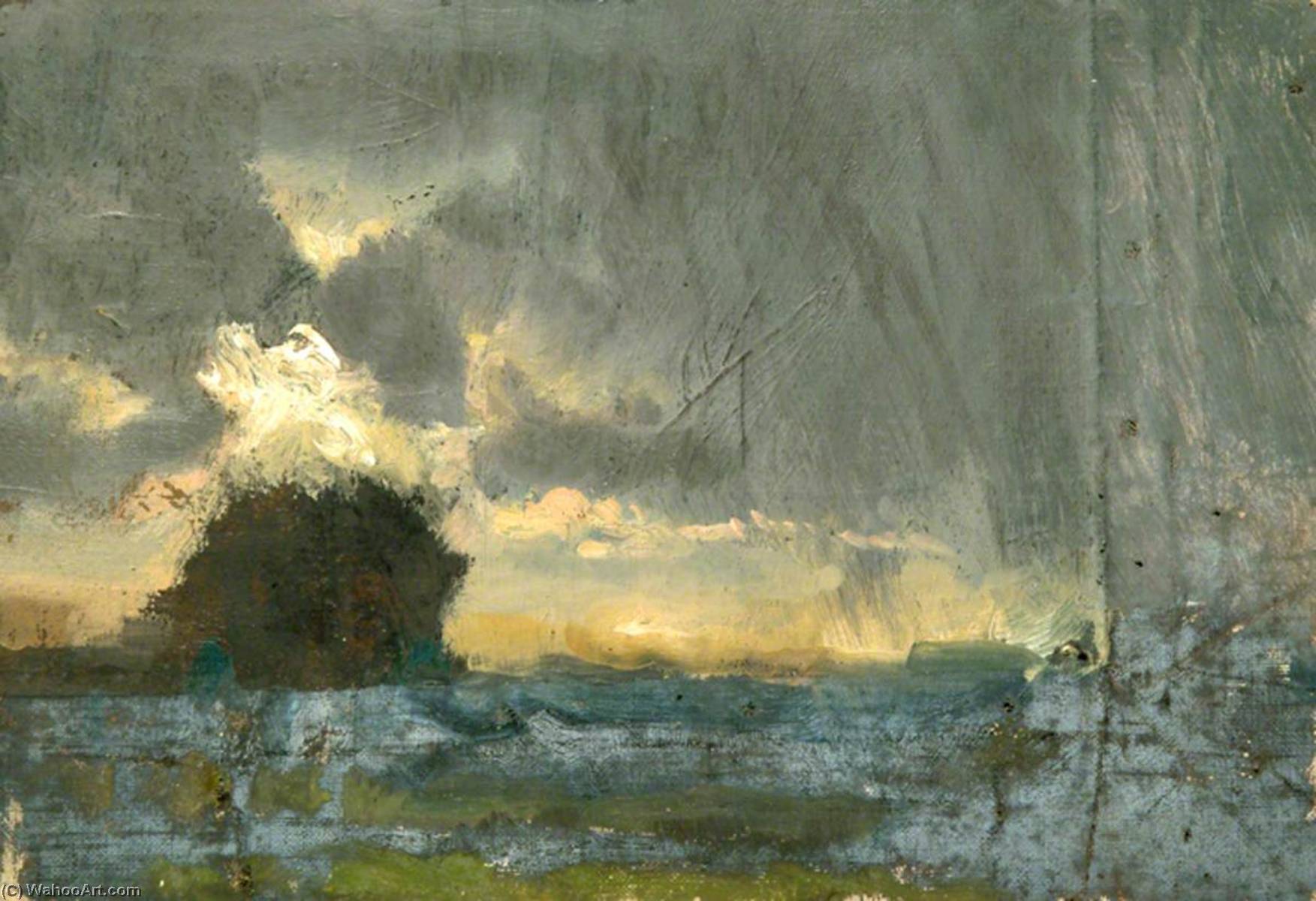 Storm Scene — Sidney Herbert Sime