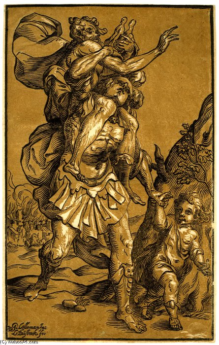 Enée Et Anchise — Georges Lallemant