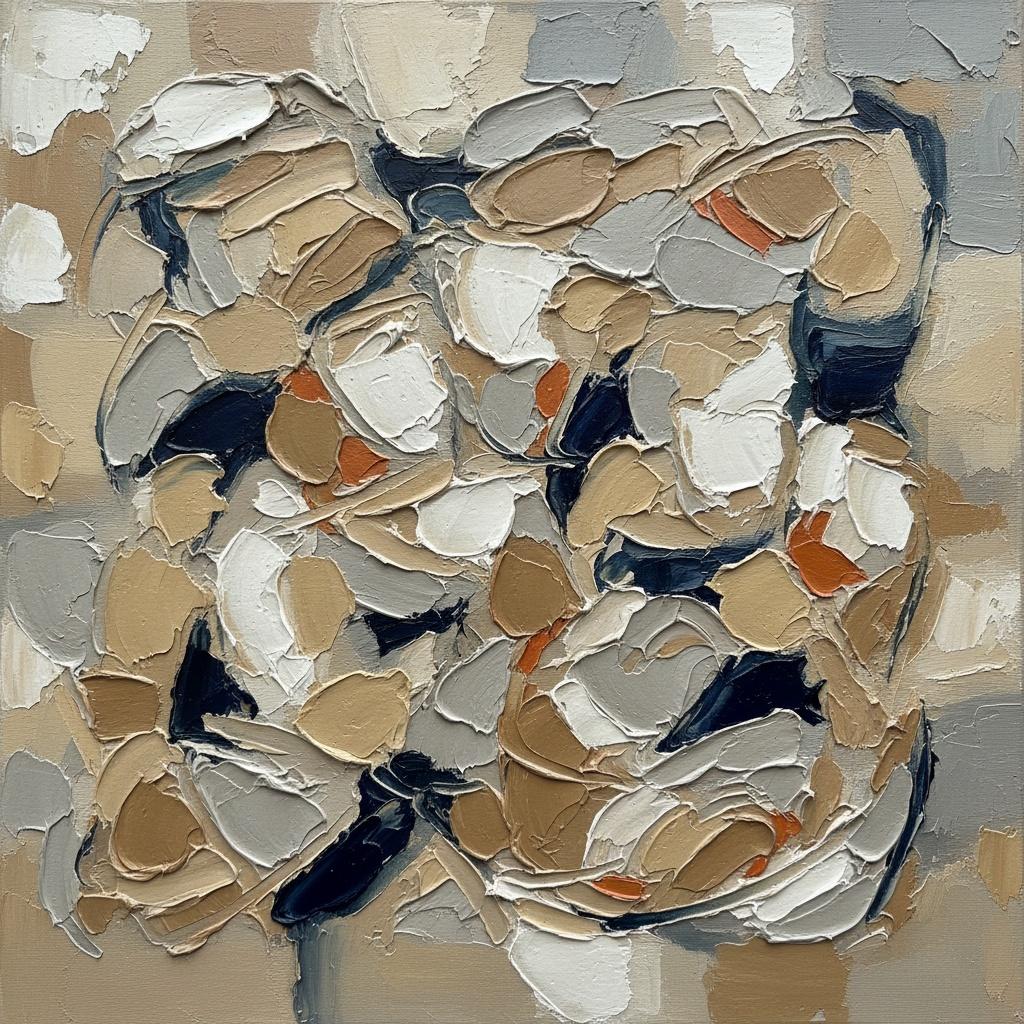 Ätherische Konvergenz Von Erde Und Schiefer In Einem Singulären Impasto-meisterwerk — Christian Noiret