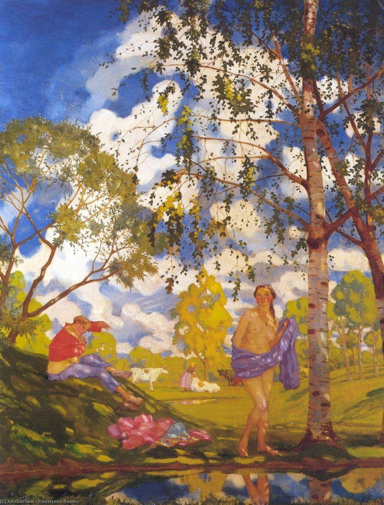 Summer Morning — Konstantin Andreevic Somov