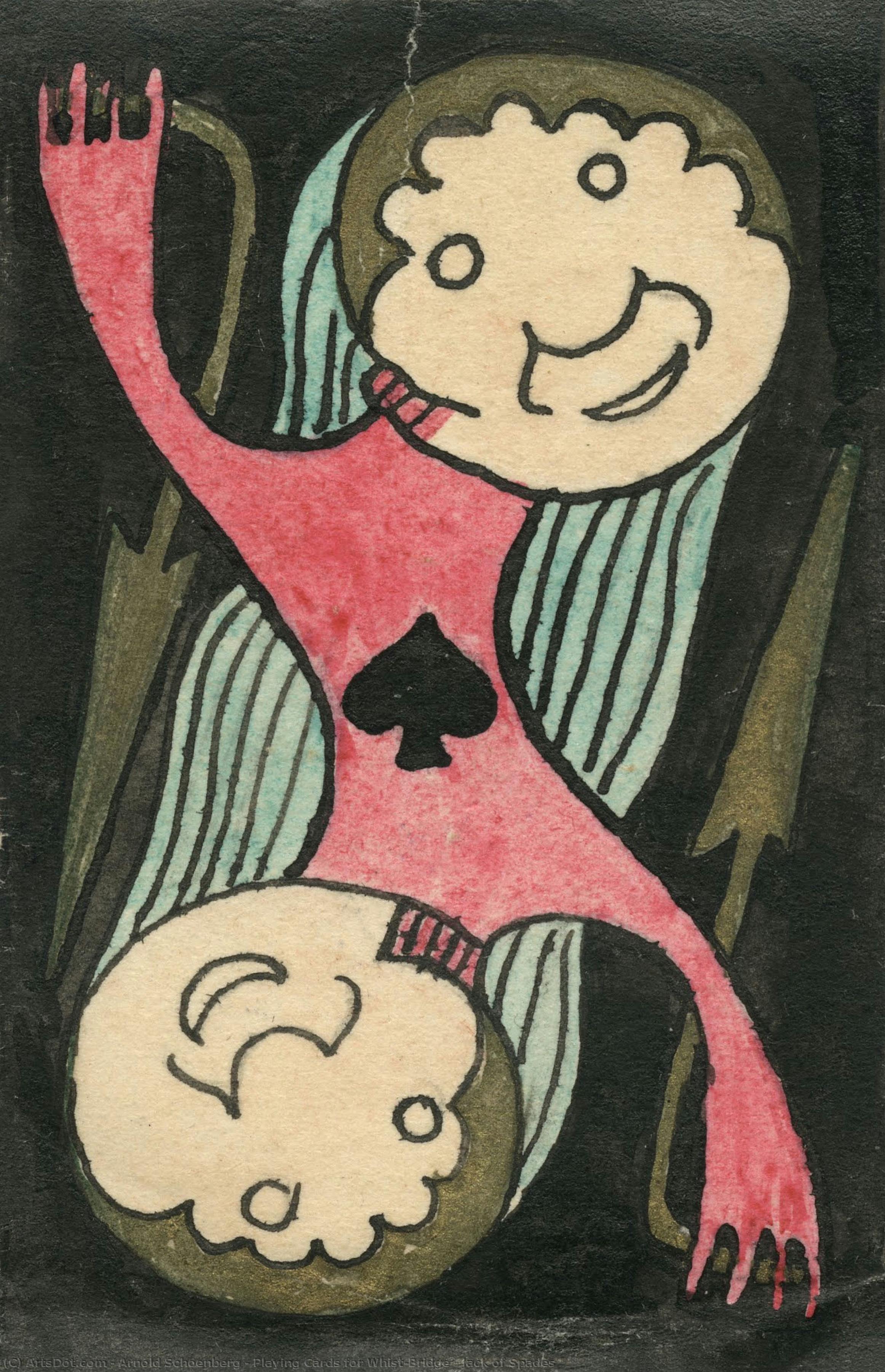 Playing Cards For Whist/bridge - Jack Of Spades — Arnold Schönberg
