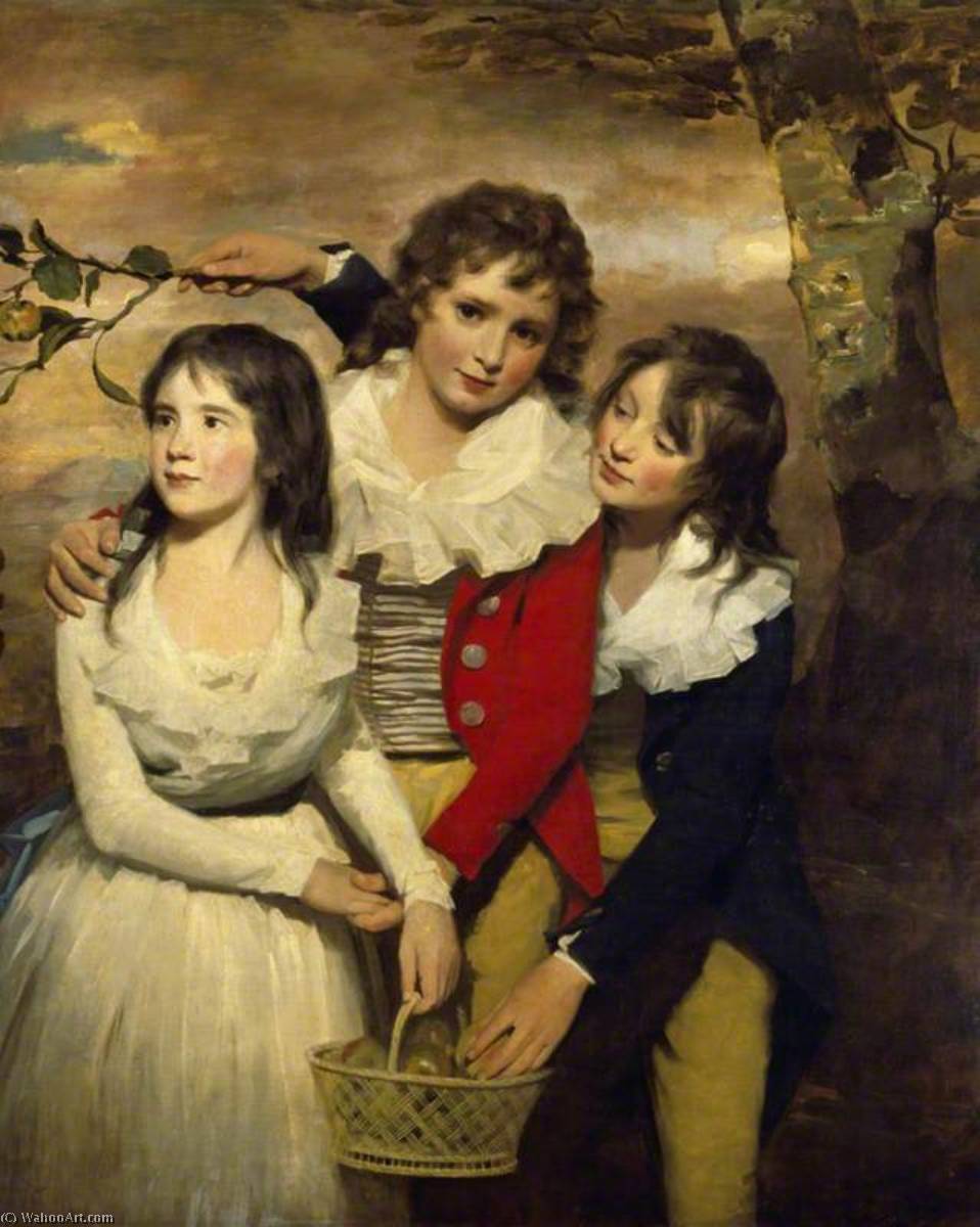 The Paterson Children Margaret (d.1845), George (1778–1846), And John (1778–1858) — Henry Raeburn Dobson