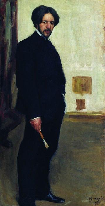 Portrait Of D.f. Bogoslovsky — Boris Mikhailovich Kustodiev