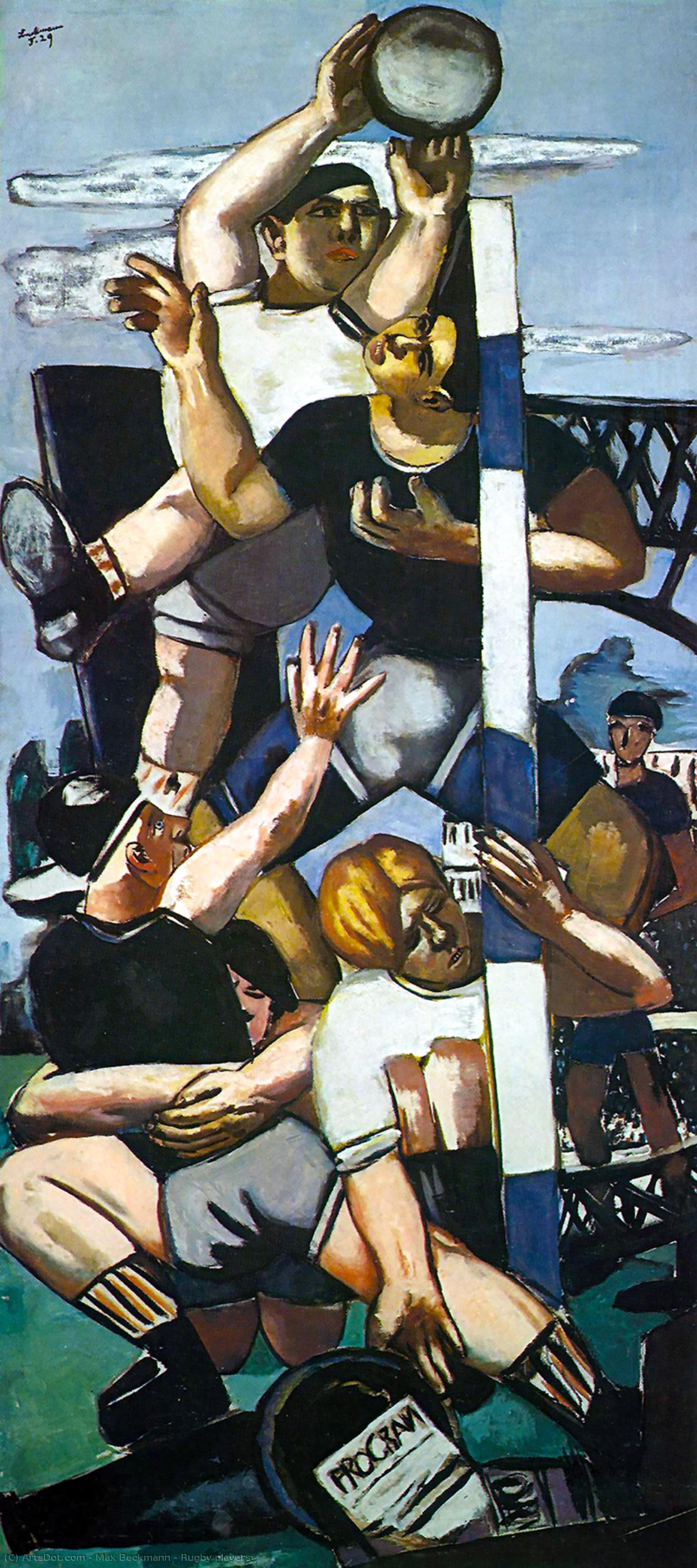 Rugby Players — Макс Бекманн