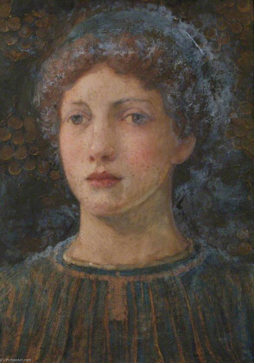 Portrait Of A Girl Amongst Grapes — William Herbert Allen