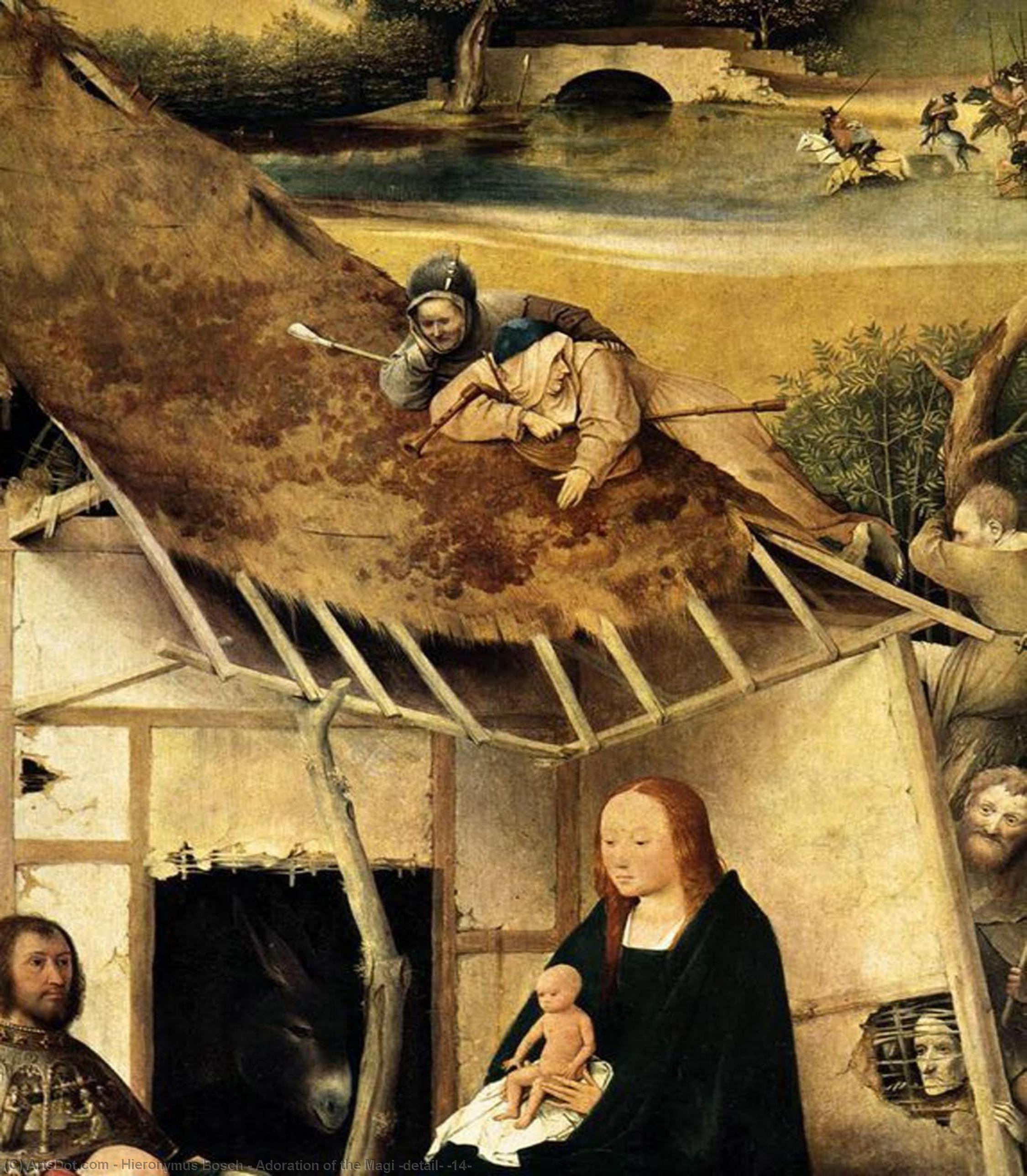 Verehrung Der Könige (detail) — Hieronymus Bosch