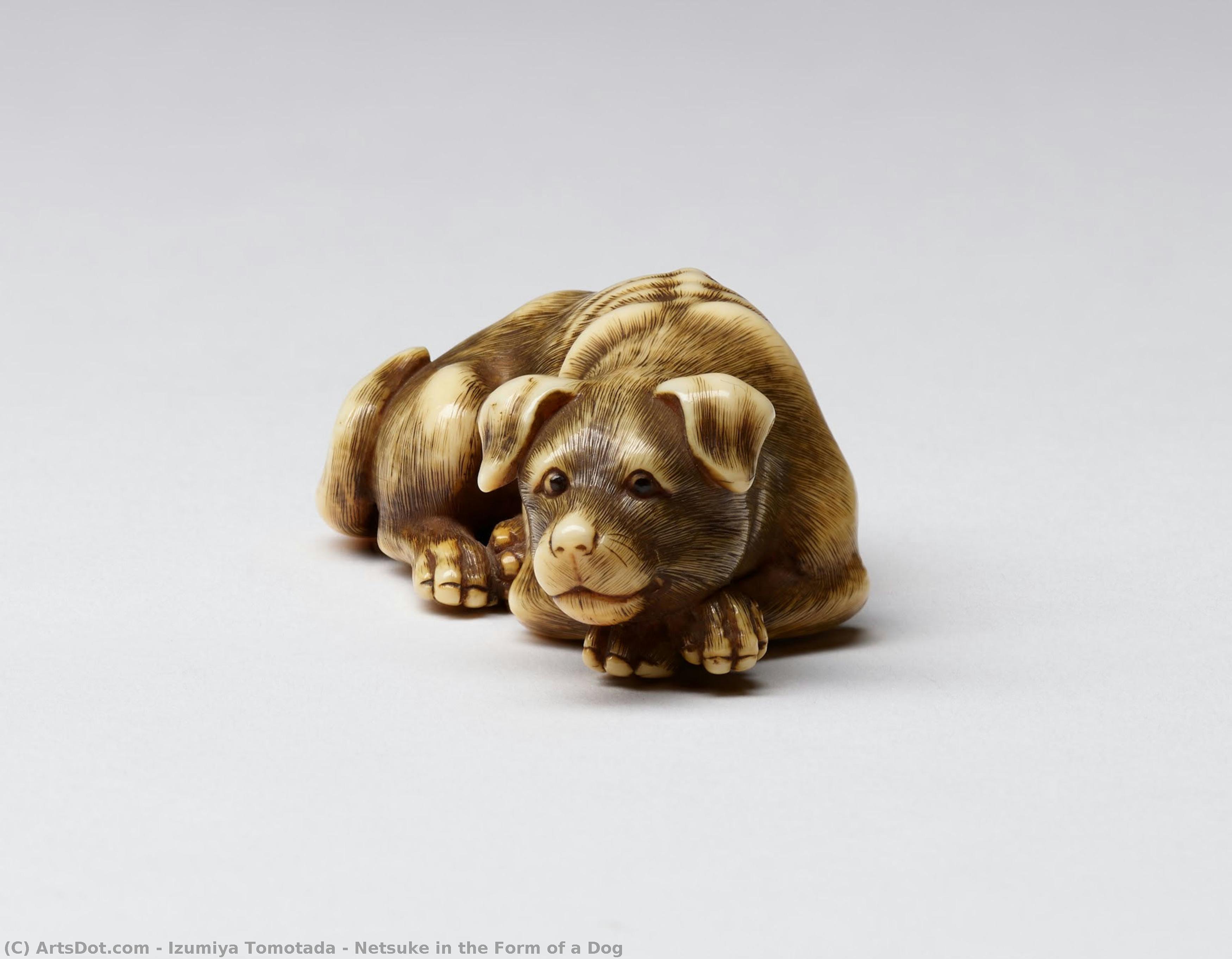 Netsuke In The Form Of A Dog — Izumiya Tomotada