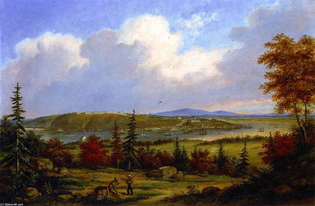 Quebec Viewed From Pointe-lévis — Cornelius David Krieghoff