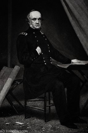 Portrait Of Henry Wager Halleck — Alonzo Chappel