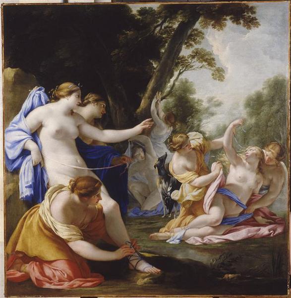 Diane Découvrant La Grossesse De Callisto — Eustache Le Sueur (lesueur)