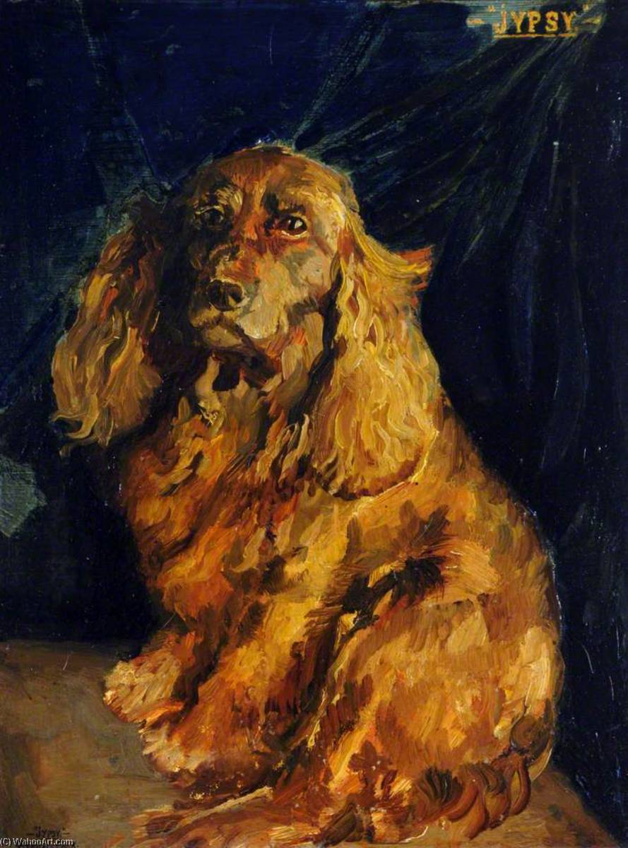 Jypsy, Cocker Spaniel Dog — Francis Ferdinand Maurice Cook